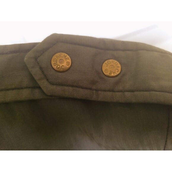 JORDACHE VINTAGE-STYLE OLIVE GREEN BOMBER JACKET SIZE 42 Classic Military Design - Picture 8 of 11